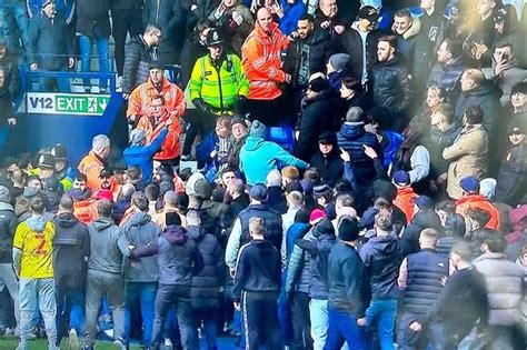 West Brom Vs Wolves Suspended Amid Violent Chaos In Crowd During Fa Cup