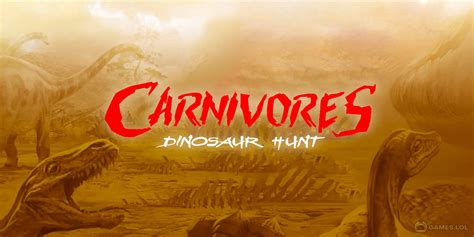 Carnivores Dinosaur Hunter - Download this Terrifying Action Game