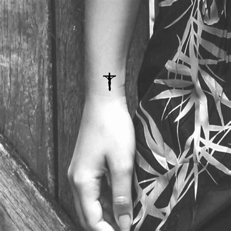 Cross Jesus Crucifix Temporary Tattoo | Etsy