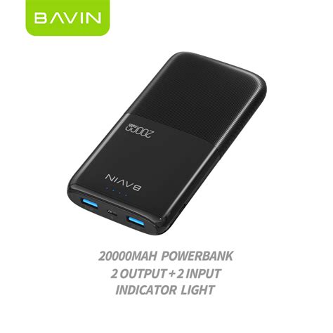 BAVIN PC091 PowerBank 10000mAh 20000mAh Lithium Polymer Battery Light