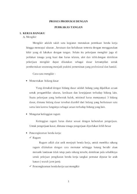 Docx Proses Produksi Dengan Dokumen Tips