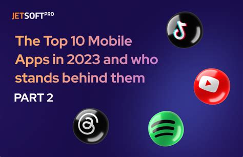 Top Mobile Applications 2023 and who stand behind them | JetSoftPro