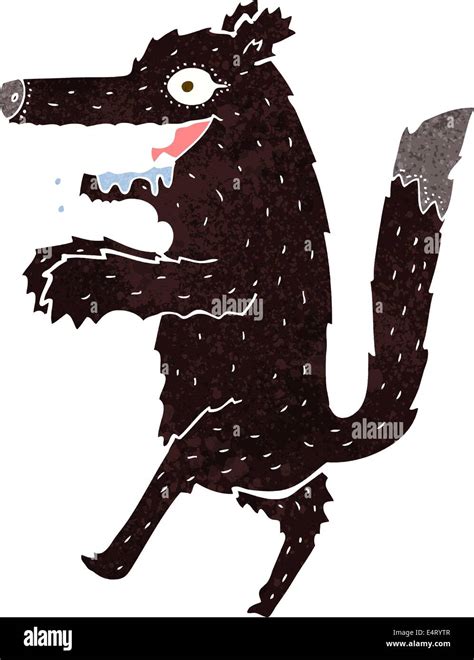 Big bad wolf cartoon hi-res stock photography and images - Alamy