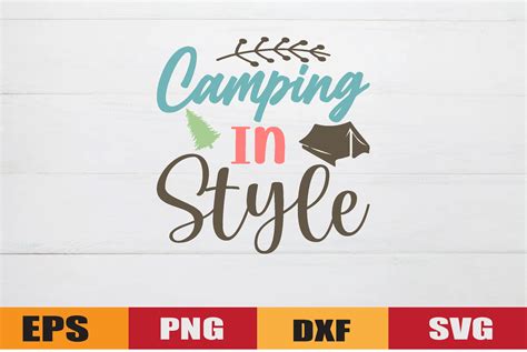 Camping In Style Graphic By Ranastore 432 · Creative Fabrica