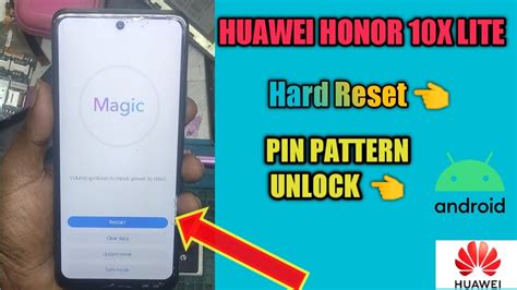 How To Huawei Honor X Lite Pin Pattern Unlock Dnn Lx Hard Reset