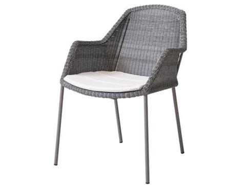 Cane Line Light Grey Breeze Outdoor Stackable Dining Chair