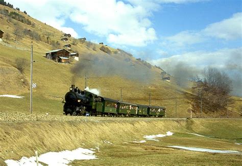 Rhb Dampfzug F R Graub Nden Tours Von Landquart Nach Disentis