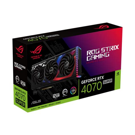 Rog Strix Geforce Rtx™ 4070 Super 12gb Gddr6x Graphics Card Rog Global