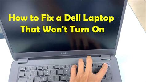 Dell Laptop Won T Turn On Laptop Not Turning On Dell