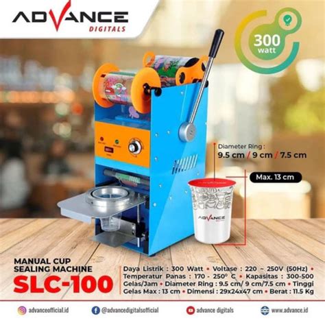 Jual Mesin Cup Sealer Alat Pres Minuman Advance Siap Pakai Shopee