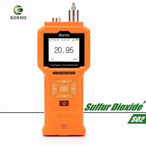 Portable Sulfur Dioxide Gas Monitor SO2 Gas Detector And Leak Detector