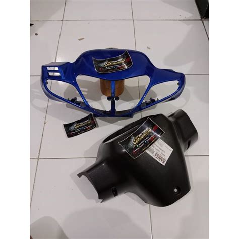 Front And Back Shell Satria Shark Malaysia Narita Blue Color Shopee