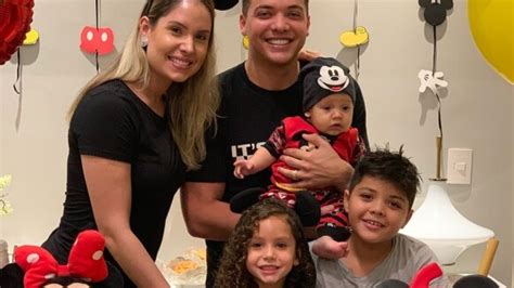 Foto Wesley Safad O E Thyane Dantas Celebraram Meses Do Filho Ca Ula