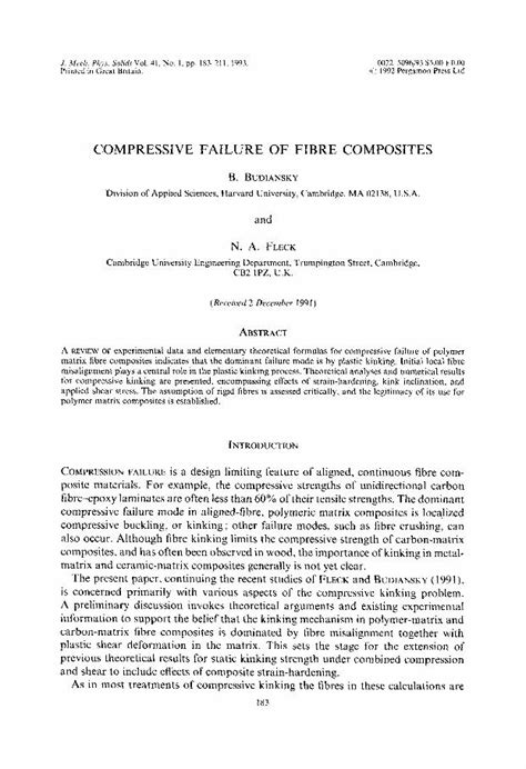 PDF COMPRESSIVE FAILURE OF FIBRE COMPOSITES PDF FileCOMPRESSIVE