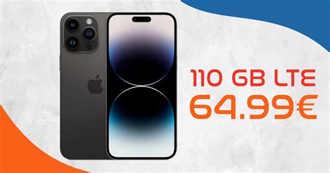 Apple iPhone 14 Pro Max 128 GB für einmalig 149 95 Euro mit 110 GB 5G