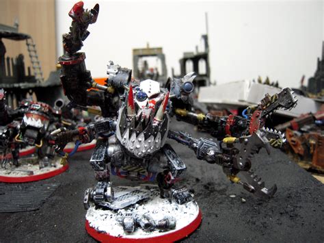 Deff Dred Dreadnought Killa Kan Orks Robot Snow Warhammer 40000