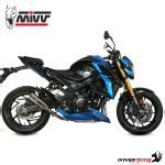 Mivv Exhaust Slip On Double Gun Racing Titanium Suzuki Gsxs