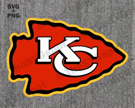 Kansas City Chiefs Arrowhead Logo. High-Quality SVG & Cut | Etsy