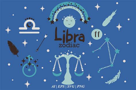 Libra Baby Zodiac Sign Clipart Graphic By Dysenkart · Creative Fabrica