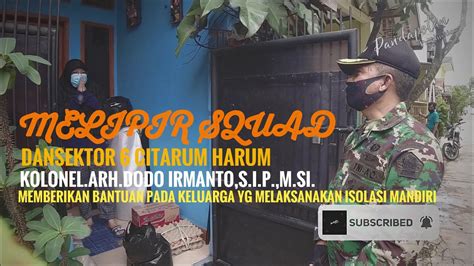 Dansektor Citarum Harum Kol Arh Dodo Irmanto Memberikan Bantuan Pada