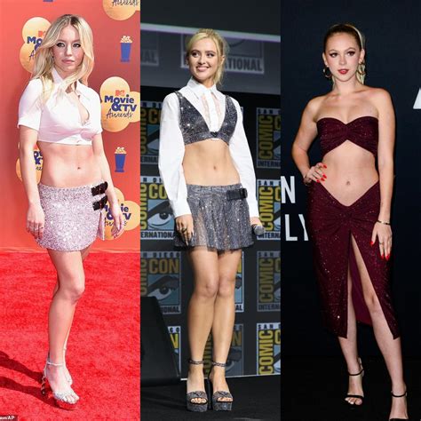 2022 Best Surprise Belly Reveal? Sydney Sweeney vs Kathryn Newton vs