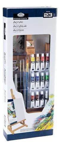 Conjunto Tinta Acr Lica Art Set Royal Langnickel P S Cor Branco