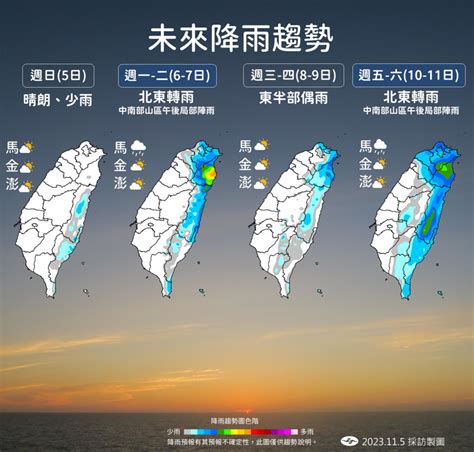 好天氣只到今天 未來1周2波東北季風發威 中南部溫差逾10度 旅遊 聯合新聞網