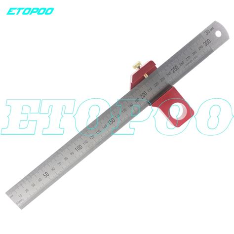 Telemetre With Ruler Bloc De Positionnement Pour Menuiserie R Gle En