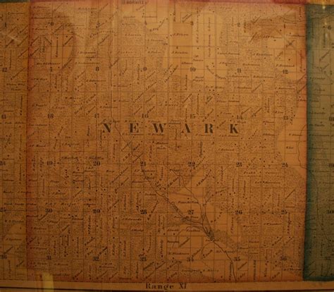 1858 Map Newark Twp