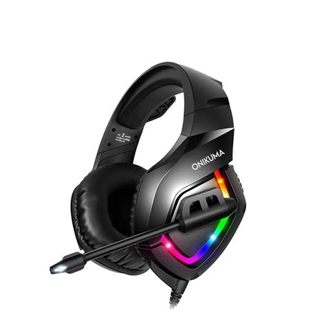 Onikuma Gaming Headset K B Rgb Black