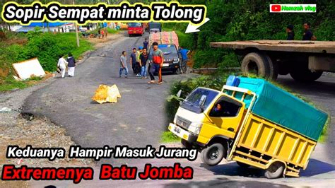 Sulitnya Menaklukan Tanjakan Ini Truck Jumping L Mundur Hampir