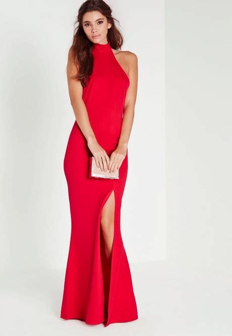 Robe Longue Moulante Rouge