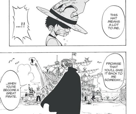 Au Moment Où Luffy Rend Le Chapeau De Paille à Shanks All Things Anime