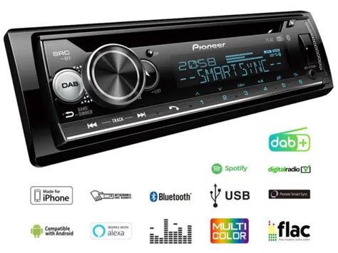 PIONEER AUTORADIO POSTE Autoradio Poste Radio Voiture DEH S720DAB EUR