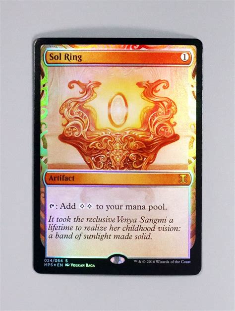 Sol Ring Foil From Kaladesh Inventions MPS MTG Proxy Magic Cardplus