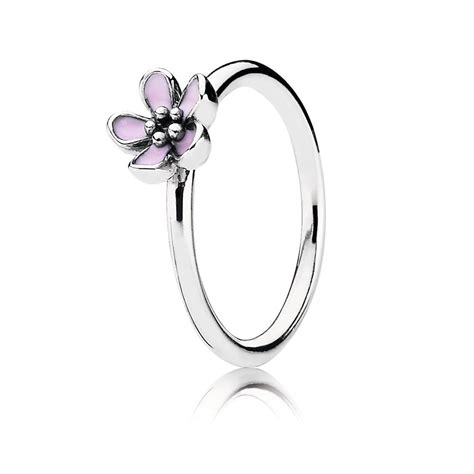 Pandora Daisy Ring Stack Pandora Pink Cherry Blossom Flowe Flickr