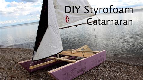 How To Make A Sailboat Out Of Styrofoam Youtube