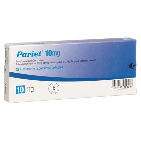 Pariet Cpr Pell 10 Mg Blist 28 Pce Commander En Ligne