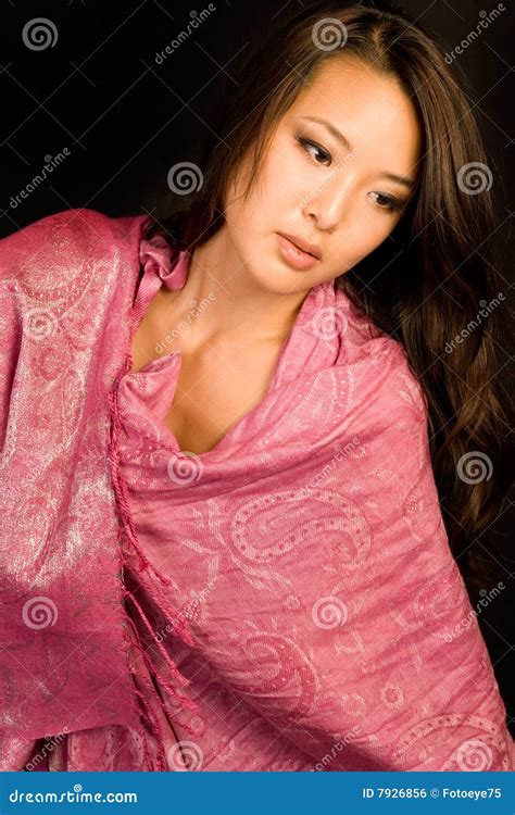 Asian Brunette Stock Photo Image Of Studio Woman Clothes