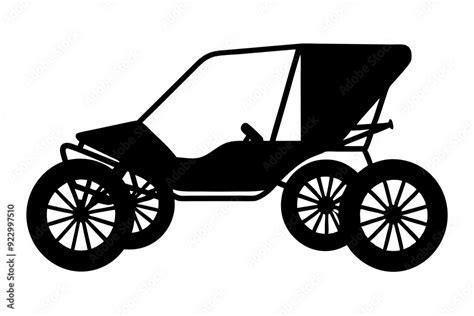 Buggy Silhouette Amish Buggy And Horse Silhouette Vector Set Amish