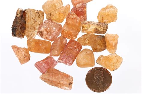 Raw Imperial Topaz Pieces Brazilian Rough Topaz Uncut Topaz Etsy