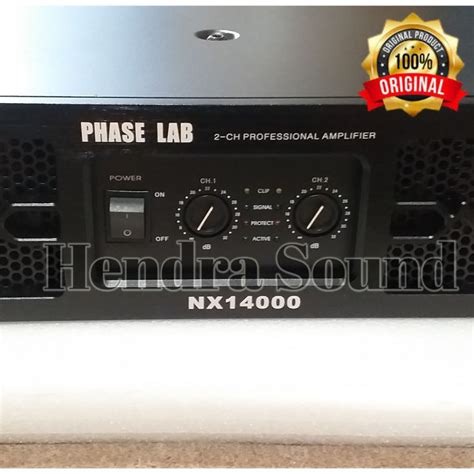 Jual Power Amplifier Phase Lab Nx Nx Td Class Channel