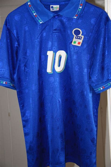 Camiseta Italia Mundial Usa 94 Roberto Baggio De Segunda Mano Por 50