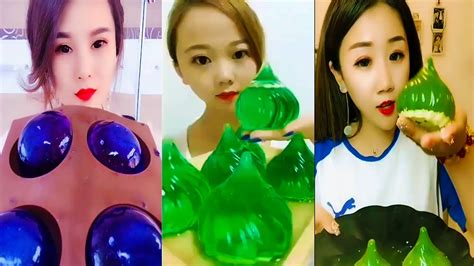 🧊 Asmr Eating Colored Water Filled Ice Buz Yeme Crunchy Sounds