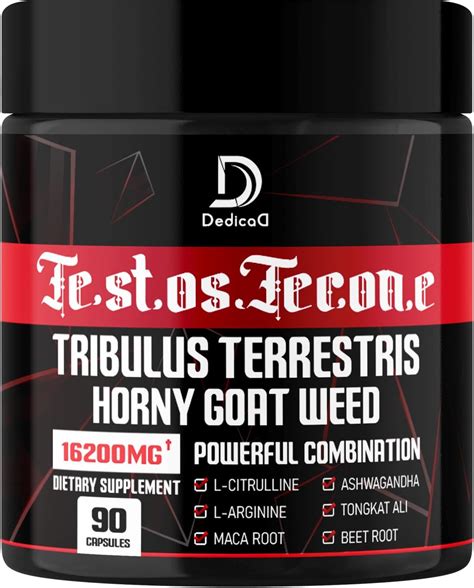 DEDICAD 90 cápsulas 8 en 1 Tribulus Terrestris Horny Goat Weed L