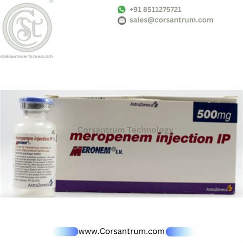 Meropenem Injection Ip 500 Mg Latest Price Manufacturers And Suppliers