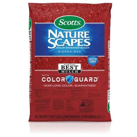 Scotts Color Enhanced 15 Cu Ft Sierra Red Blend Mulch In The Bagged