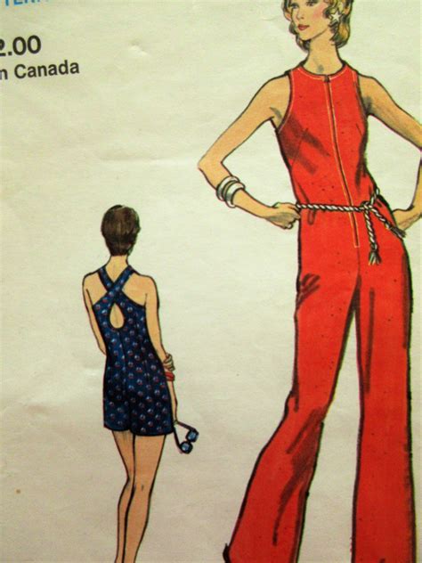 Vintage Vogue 8307 Sewing Pattern 1970s Jumpsuit Pattern Etsy In 2023