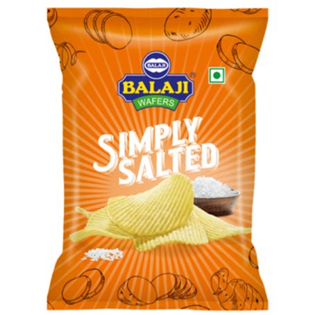 Balaji Simply Salted Salted Potato Chips 150g