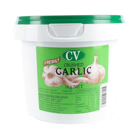 Cv Crushed Garlic 1kg — Happy Mart